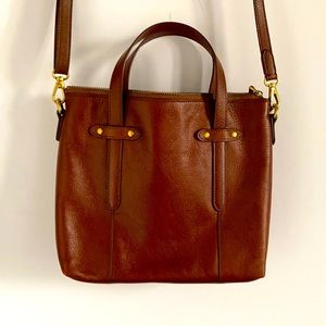 Fossil tan crossbag